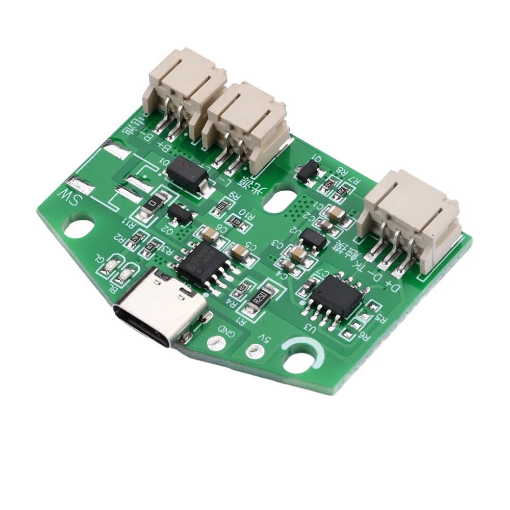 lampe tactile usb charge batterie led protection yeux module électronique vert interface tactile bleu