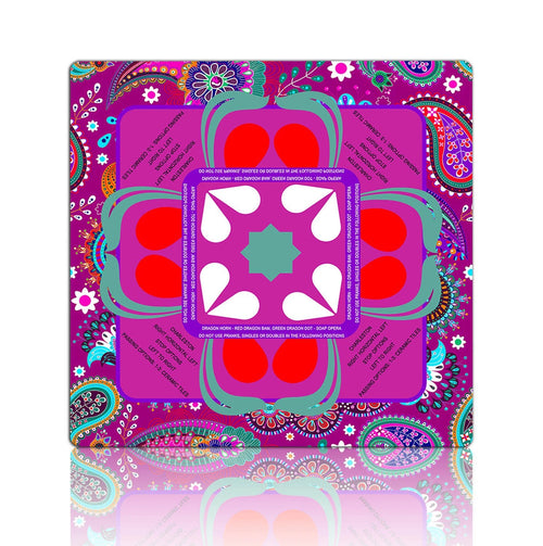 tapis souris géant floral décoratif caoutchouc antidérapant grande surface table jeu maison