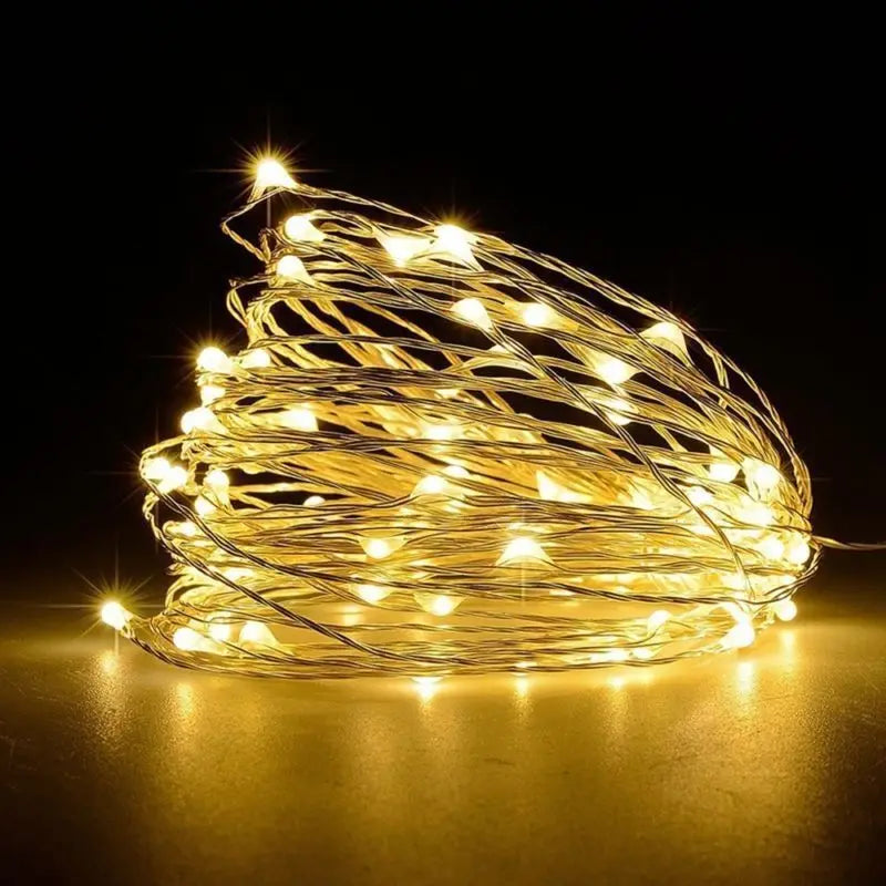 guirlande lumineuse or argent lumineuses moderne imperméable ip66 multiple couleurs led usb enfilade festive