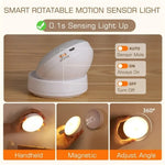lampe poche rechargeable led aimantée rotation 360 blanc moderne compact sans fil