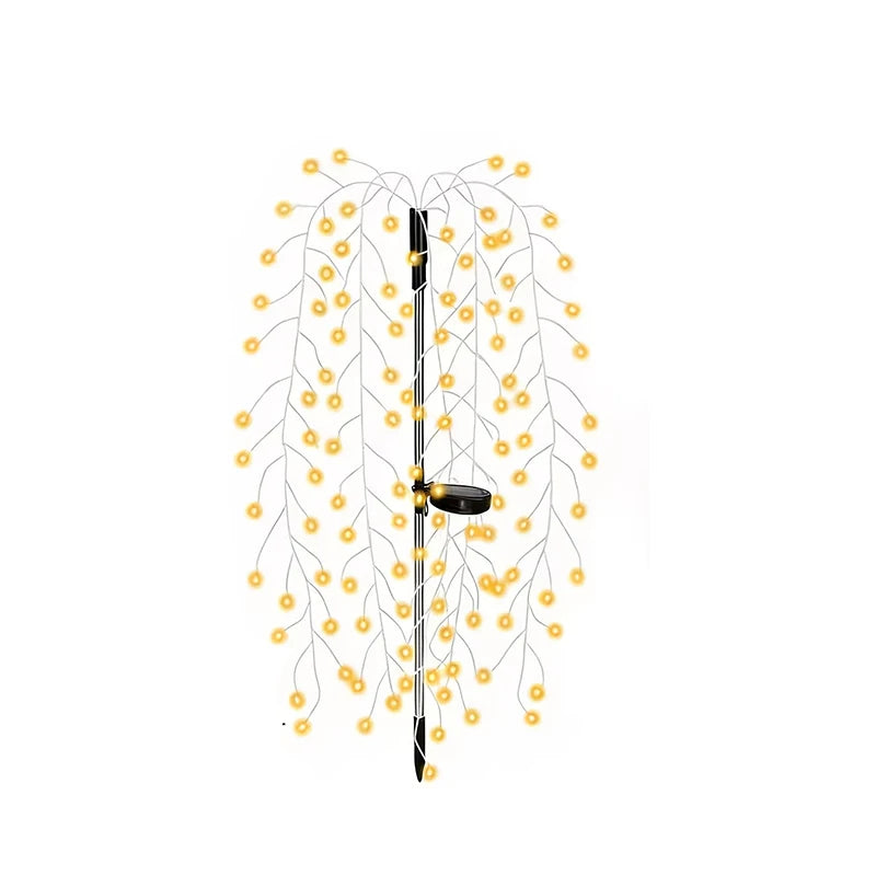 guirlandes lumineuses solaires led extérieures étanches modernes multicolore filament arboré