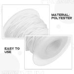 corde tissée blanche polyvalente rideaux stores decoration fenêtre 20m réglable polyester moderne