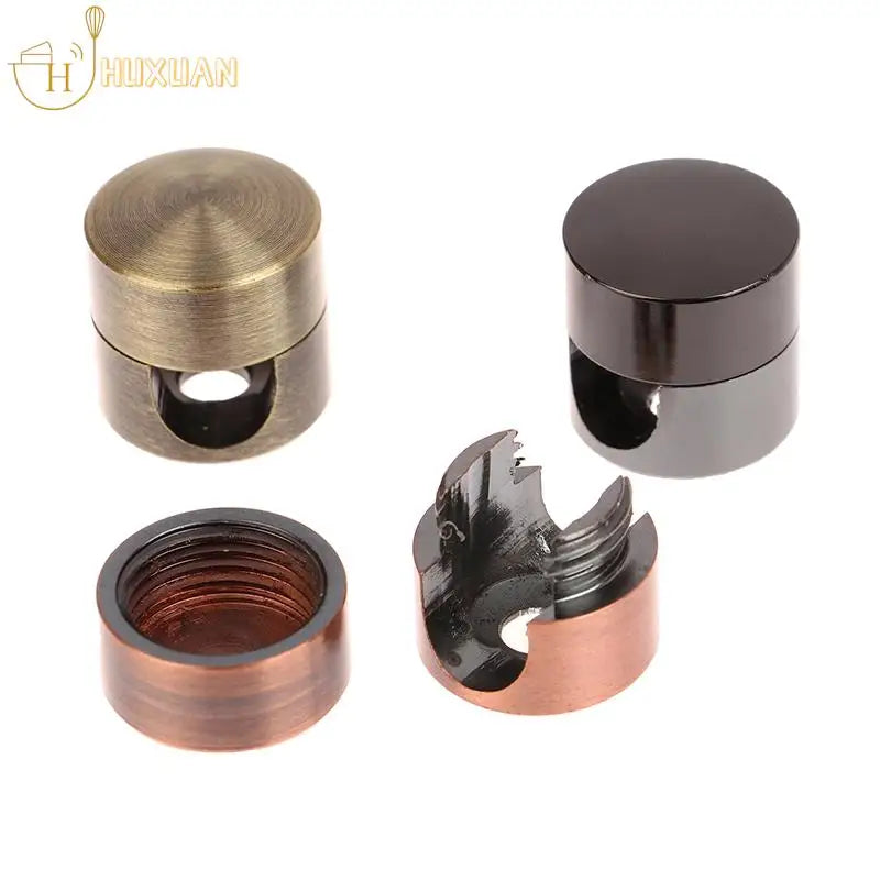 cache boulon vis fixation moderne noir cuivre doré argenté blanc lisses opaques