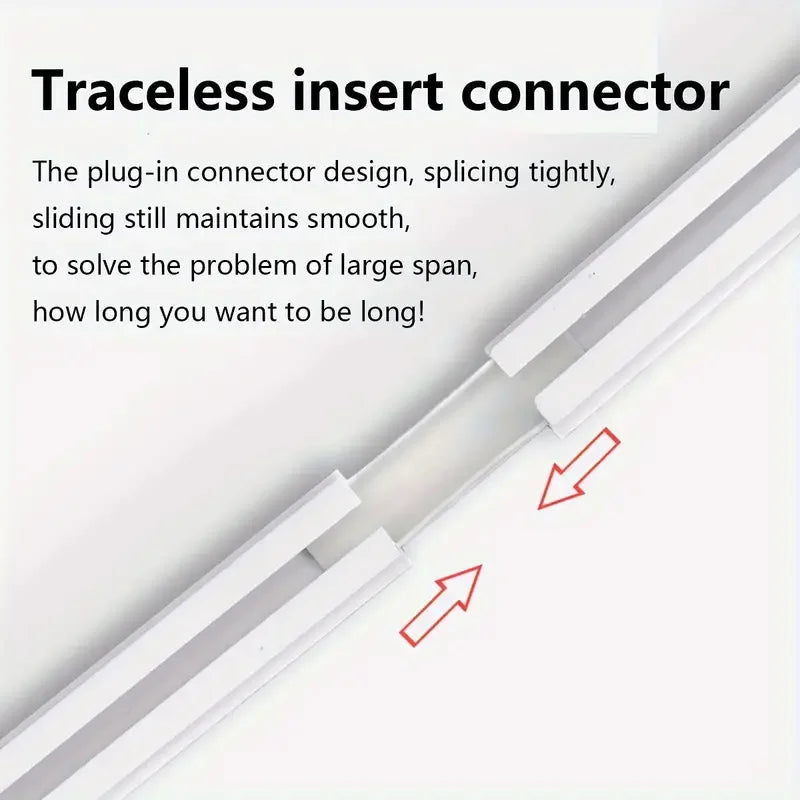 Rail PVC modulable avec connecteurs