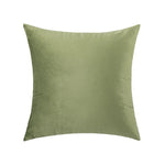 coussins décoratifs modernes nordique vert olive motif plissé texture polyester 45x45cm