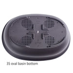 pots bonsaï métal 25cm 35cm grille drainage feuilles vert clair naturel artificielextérieur jardin