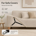 ceintures maintien draps gris noir clips métalliques réglables élastiques moderne literie housses matelas sécurité