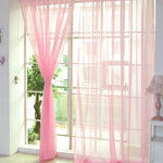 rideaux tissu plissé vertical modernes couleurs vives translucides fenêtre decoration maison
