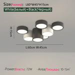 lampe minimaliste gris blanc éclairage moderne chambre salon entrée étude 10m² LED montée surface