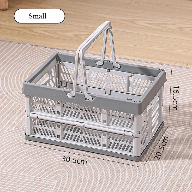 panier pliable multifonctionnel gris rose clair utilisation multiple respectueux environnement picnique shopping pliable moderne