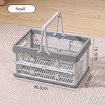 panier pliable multifonctionnel gris rose clair utilisation multiple respectueux environnement picnique shopping pliable moderne