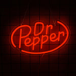 enseigne néon burger kebab pizza dr pepper hot moderne rétro cuisine affaires