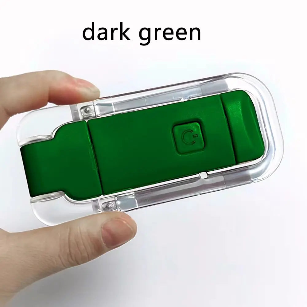 lampe lecture pliable transparente moderne rechargeable usb blanc clips fixe nocturne portable