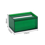 boîte mouchoirs transparente acrylique moderne maison table manger décoration intérieure