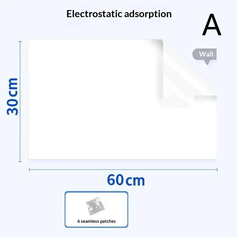 tableau blanc adhésif effaçable réutilisable dessin éducatif ludique aimants rouleau crayons couleur vives enfants