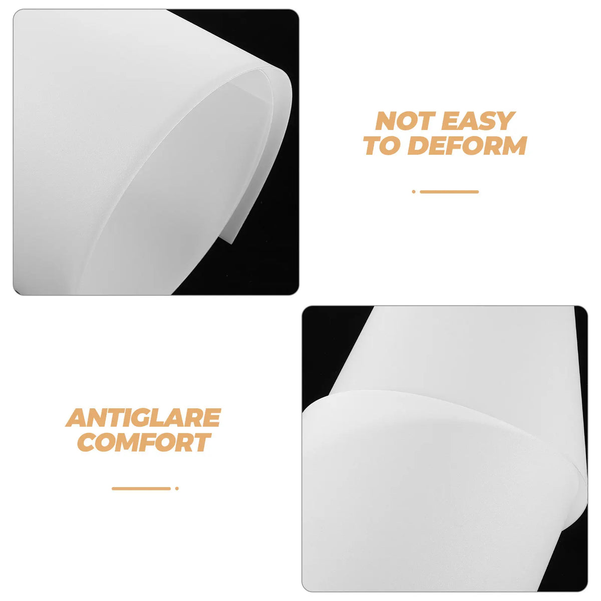 diffuseur lumière led flexible blanc moderne panneau mat pliable décoration intérieure cache lumiere câble