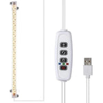 éclairage led plante blanc moderne clips commande luminosité câble usb 183cm