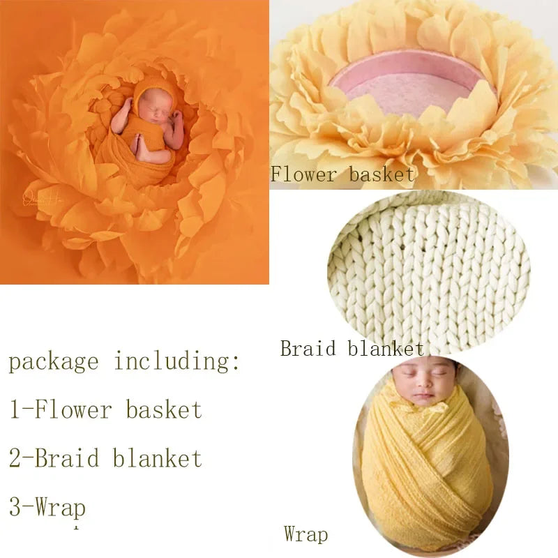 coussin photo bébé moderne violet rose orange bleu doux plissé tissu couverture bandeau jouet