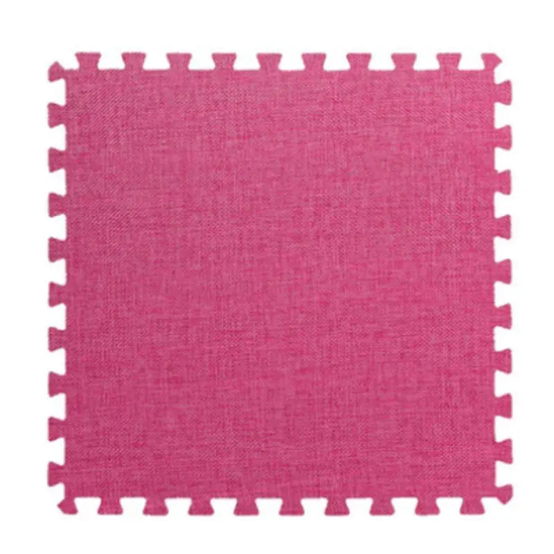tapis modulable carreaux texturés damier gris beige moderne chambre décoration minimaliste