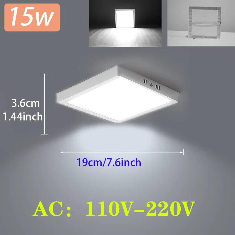 plafonnier led moderne blanc 20w 15w 10w éclairage quotidien minimaliste