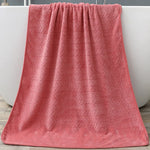 serviette bain absorption rapide séchage velours microfibre motif géométrique couleurs multiples moderne
