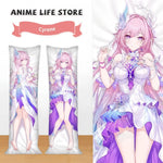 housse dakimakura anime girl illustration coussin long rectoverso décoration lit coton doux polyester
