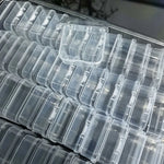 organisateur rangement boîtes plastique transparent compartiments strass broderie peinture diamant mosaïque petits éléments