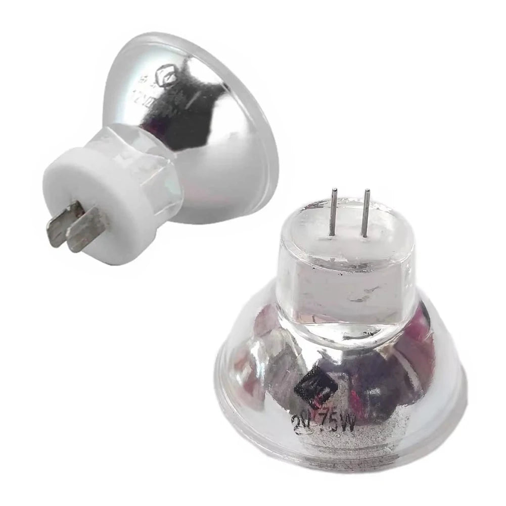 ampoule halogène dentaire 12V 75W transparente base G5.3 4.8 plug plat rond moderne soins