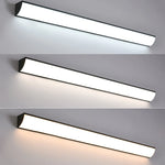 lampe murale moderne argent noir réglable télécommande ip65 led hydrofuge