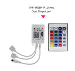 contrôleur led wifi rgbw adhésif moderne télécommande ir qr code blanc technologie bluetooth