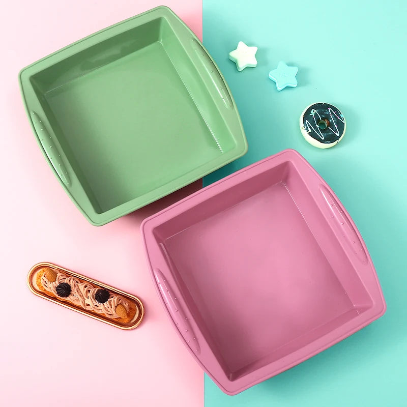 moules gâteaux silicone spatule pinceau pâte set rose clair modernes cuisine