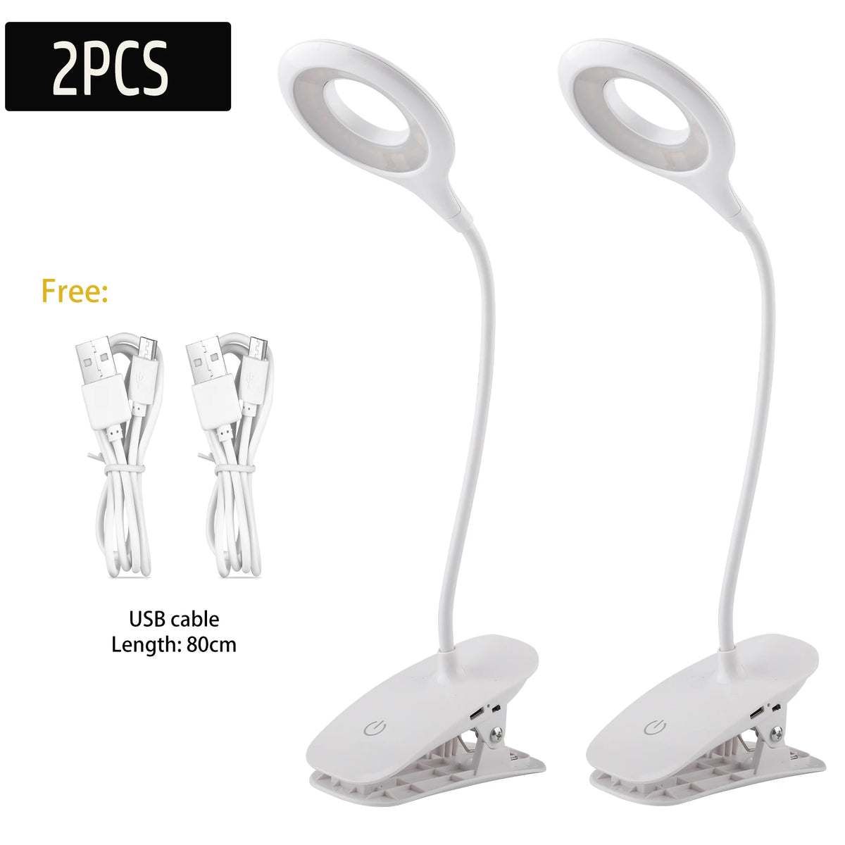 lampe led sans scintillement protection yeux éclairage table usb clip flexible moderne tactile