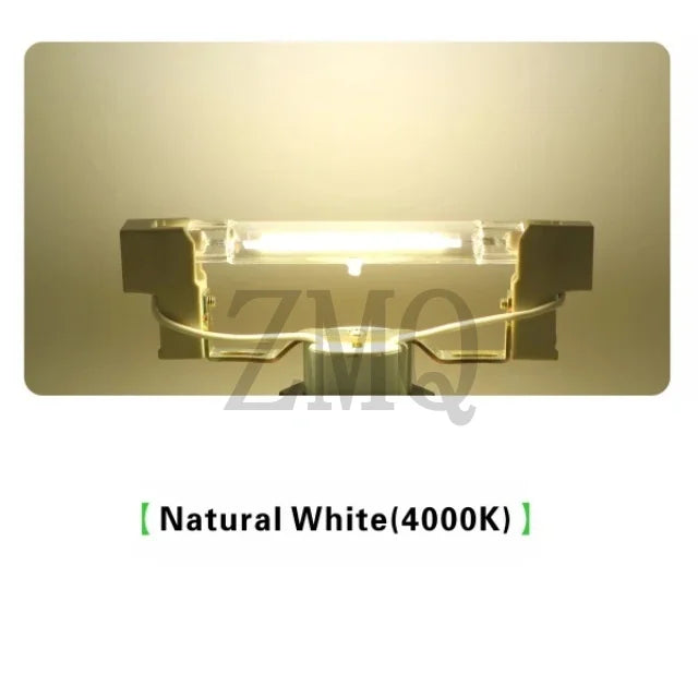 ampoule led r7s haute puissance blanc chaud tube verre projecteur intérieur moderne 220v
