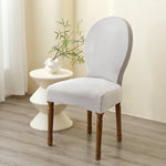 housse chaise moderne velours beige uni protection fauteuil mariage banquethôtel opaque