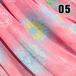 tissu polyester acrylique fleurs motifs floraux classique chinois haute absorption bricolage decoration 50x150cm aramide