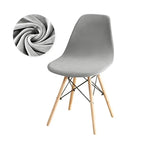 chaise moderne velours gris beige noir pieds bois chambre mariage banquet