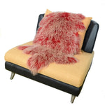 coussin fourrure gris vert rouge violet marron naturel hiver maison laine solide dry frost
