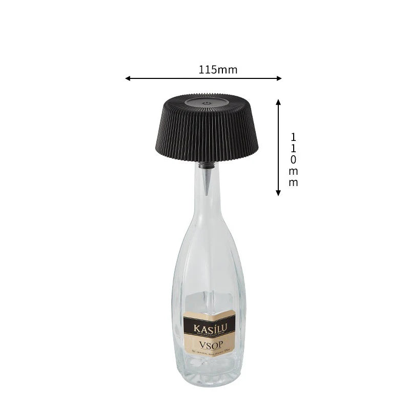 lampes table led rechargeables usb moderne noir blanc plissé sans ombre