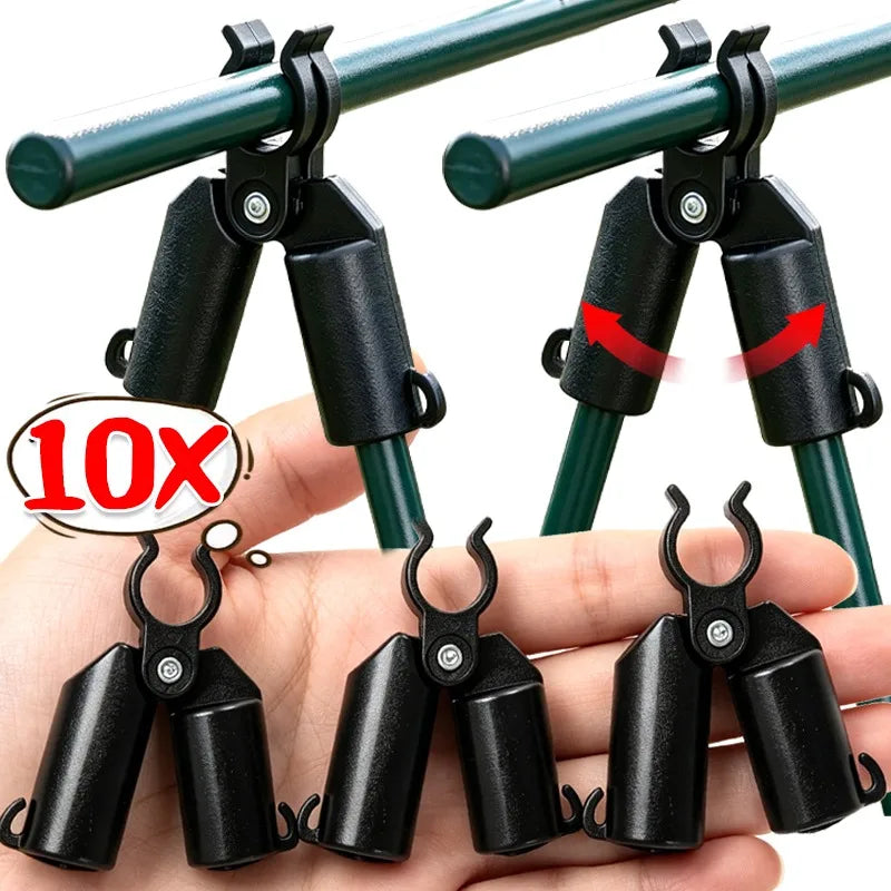 clips fixation plantes noir rainurés pragmatiques jardin clips tiges végétaux support grimpantes clips connecteurs