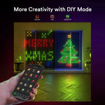 rideau lumineux led multicolore pixel art noel clips g4 application mobile dynamique