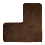 tapis gris doux moderne uni imperméable résistant corrosion salon chambre coucher