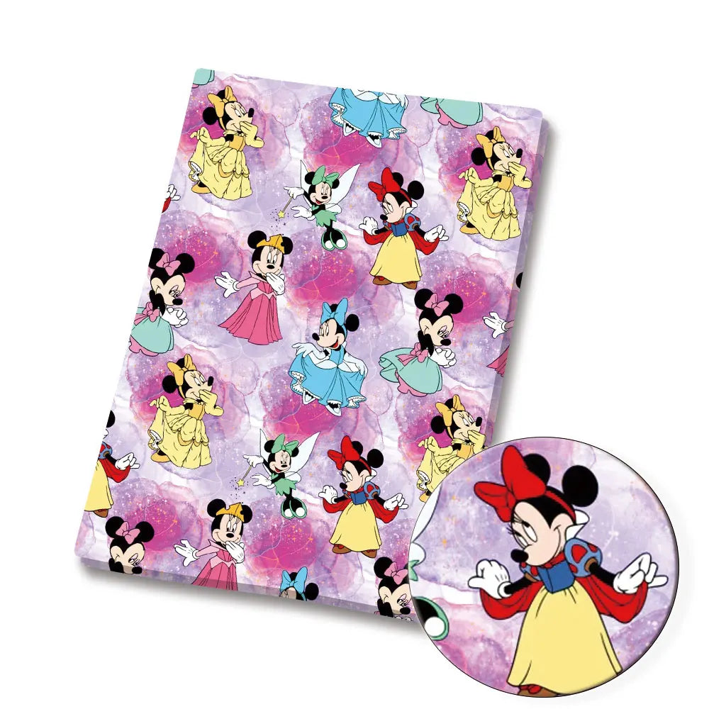 tapis patchwork personnages dessins animés toy story disney princess lion king mickey mouse bleu