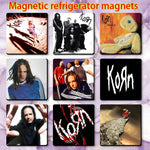 aimants réfrigérateur rock korn artistes moderne pop art décoration souvenir collectionnable