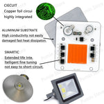 ampoule led cob 50w 3000k 4000k 6500k blanc orange jaune vert bleu rouge circuits