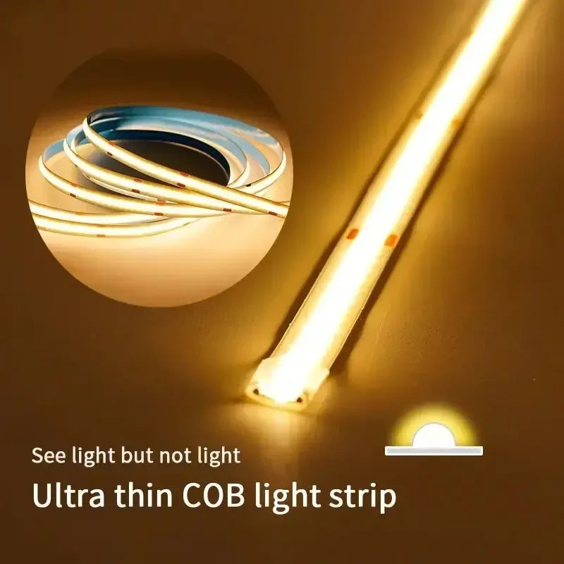 ruban led bleu blanc moderne adhésif toucher intensité variable chambre décoration noël minimaliste