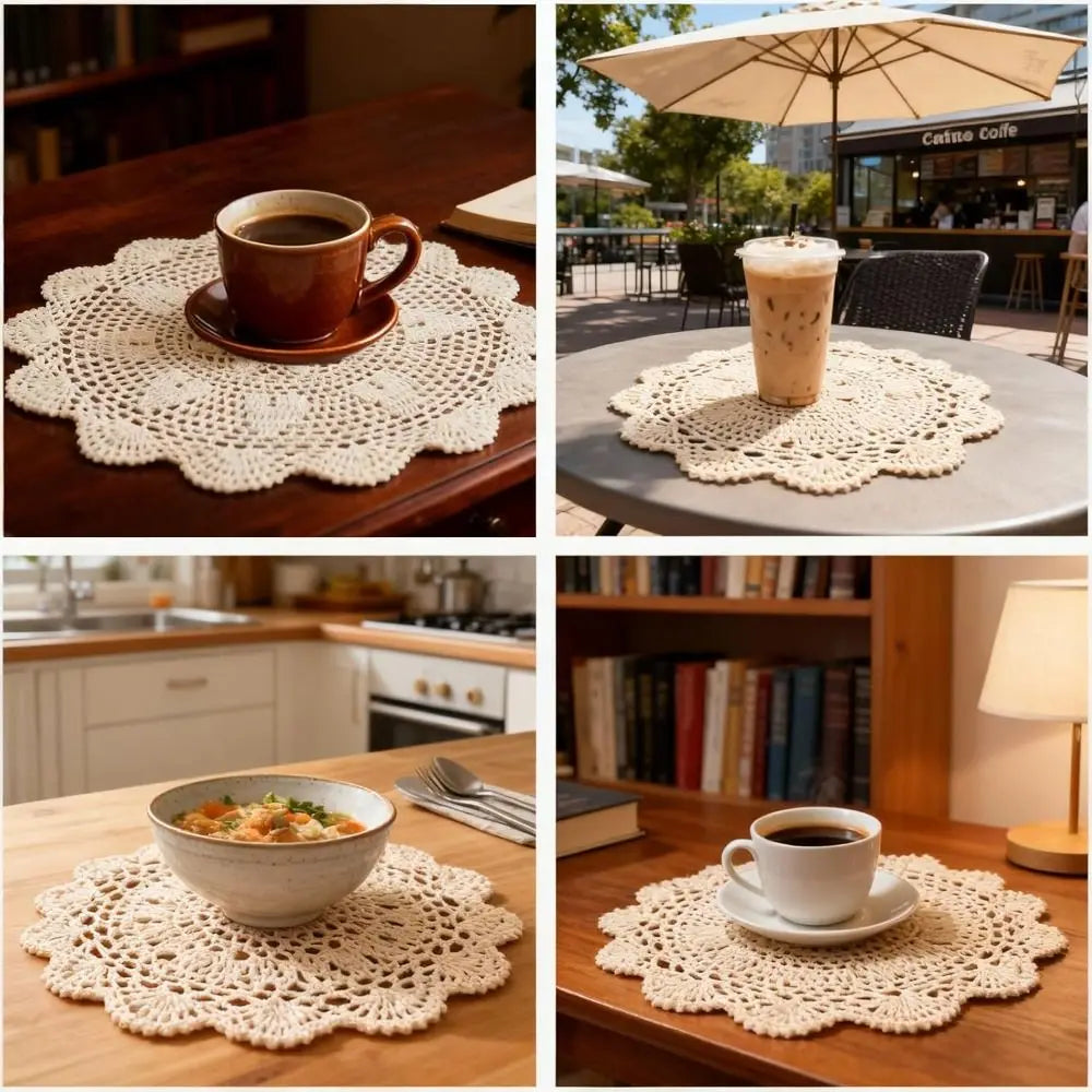 serviettes table polyester fleuris traditionnelles 40cm beige clair réutilisables pâques fête