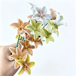 mangeoires eau céramique lys abeilles papillons couleurs aléatoires jardin decoration 5pcs