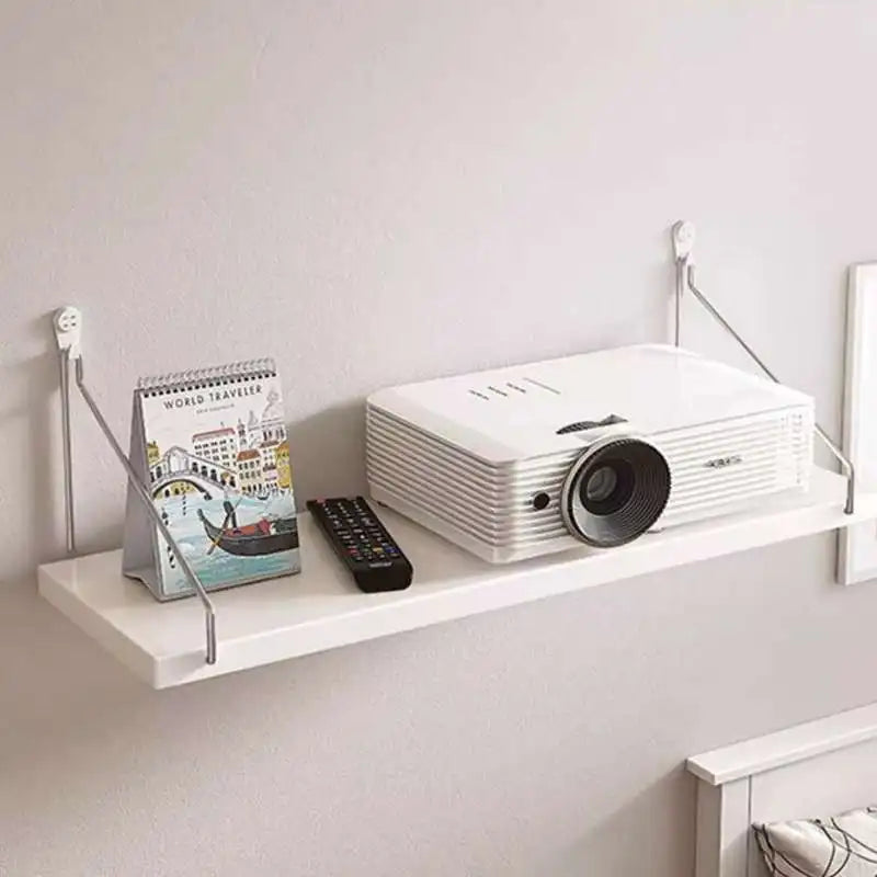 projecteur mural blanc moderne clips tige métallique plaque fixation vis