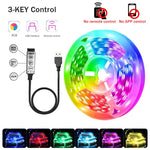 ruban led multicolore 10m 20m 30m controle application bluetooth moderne adhésif led individuelles
