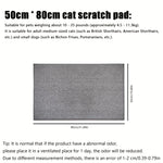 tapis grattage chat tissu texture moderne beige clair polyester lavable protection meubles